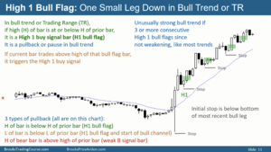 High 1 Bull Flag- One Small Leg Down in Bull Trend or TR.png